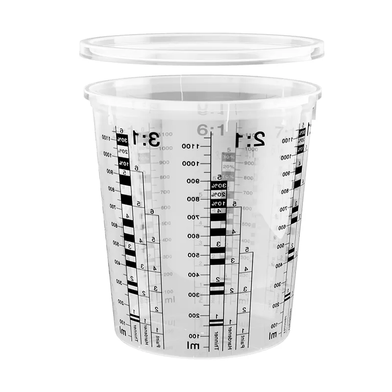 1370 ml PP Vernice Automotive Mescolatura con coperchio