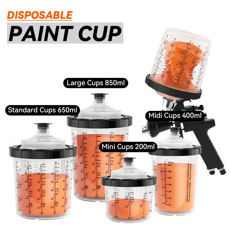 Ridurre drasticamente i tempi di pulizia e la doppia efficienza a spruzzo: in che modo un sistema di coppa di verniciatura usa e getta mette fine alle ore di lavoro sprecate?