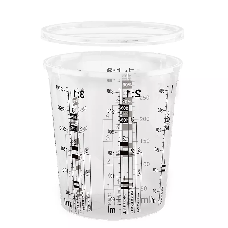 385 ml PP Vernice Automotive Mescolatura con coperchio