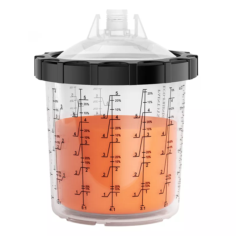 600 ml Sistema di tazze di verniciatura usa e getta 1.0