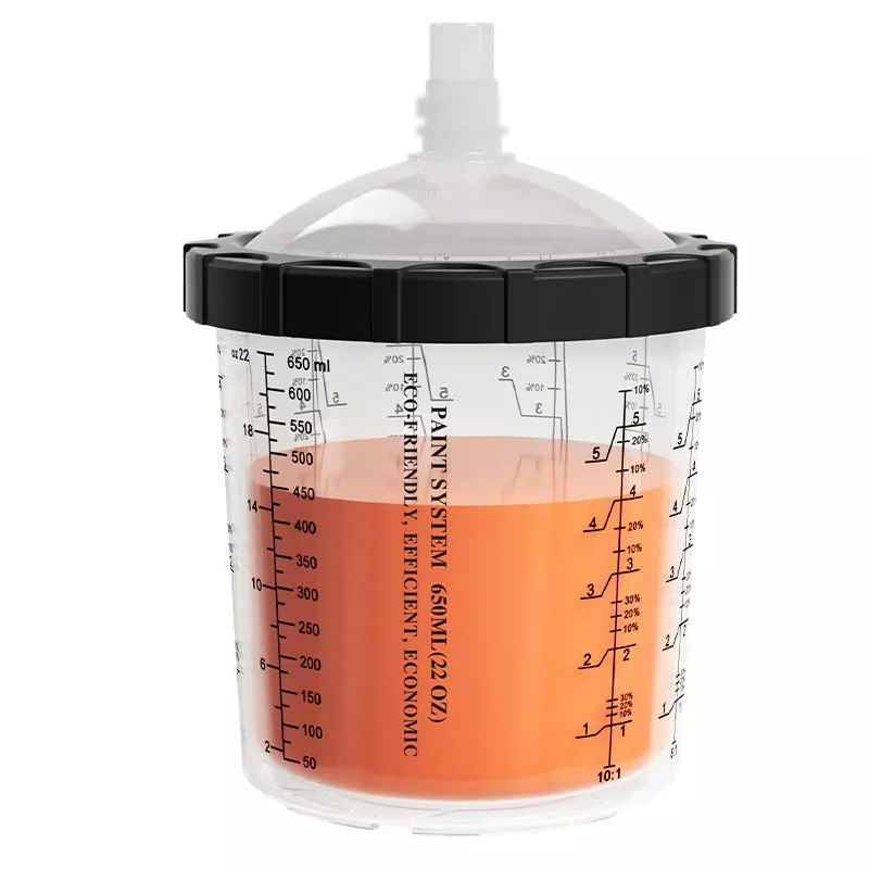 Sistema di tazze di vernice usa e getta da 650 ml 4.0